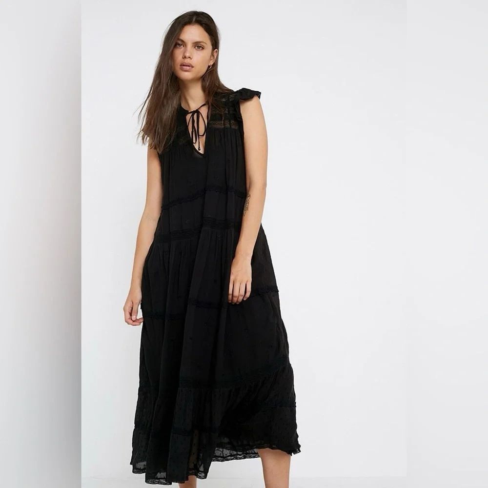 Free People Midnight Midi Dress